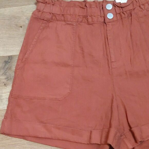 INC International Concepts shorts paradise calling rusty clay L NWT - Picture 2 of 10